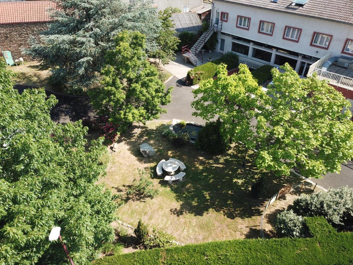 Hotel Restaurant Les Glycines Vieille-Brioude ภายนอก รูปภาพ